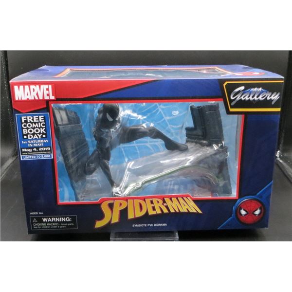 Marvel Gallery 7 Inch Statue Figure Spider-Man Series - Black Costume Spider-Man