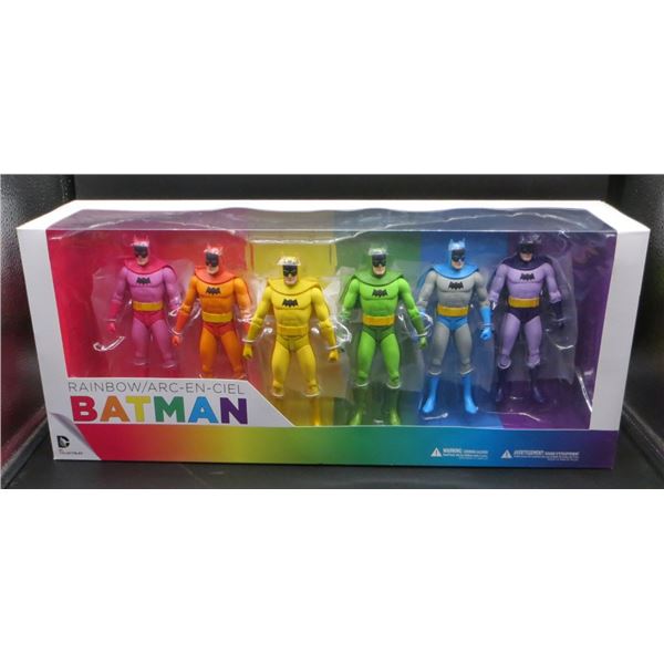 Batman Rainbow Action Figure 6-Pack