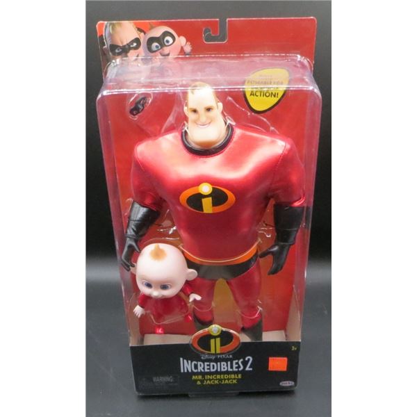 Disney / Pixar Incredibles 2 Mr. Incredible & Jack-Jack 12-Inch Doll