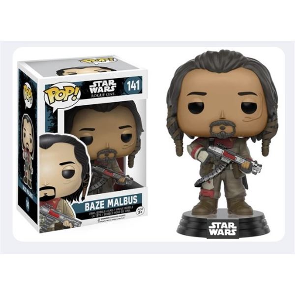 Pop! Star Wars Rogue One Vinyl Bobble-Head Figure Baze Malbus #141