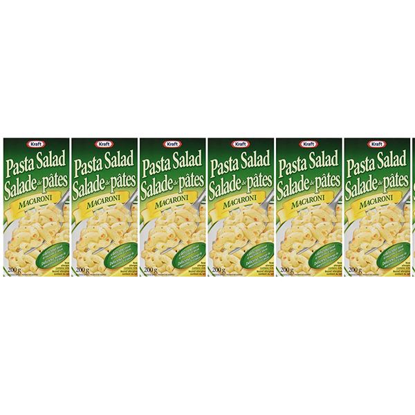 6 NEW BOXES OF KRAFT PASTA SALAD - MACARONI