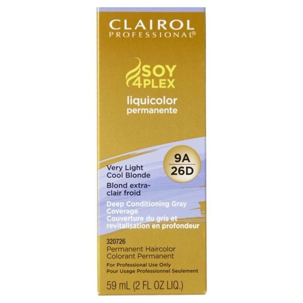 NEW CLAIROL SOY4PLEX LIQUICOLOR 9A / 26D VERY