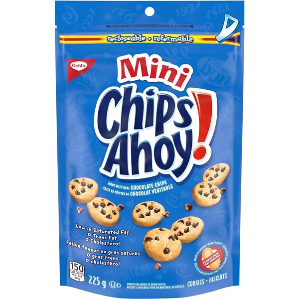 NEW 3 BAGS OF MINI CHIPS AHOY CHOCOLATE CHIP