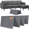 Image 1 : NEW 2 PACK OF GREY COUCH SUPPORTS FOR SAGGING