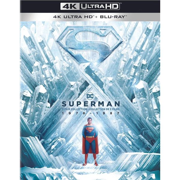 NEW 4K ULTRA HD + BLU RAY SUPERMAN 5-FILM