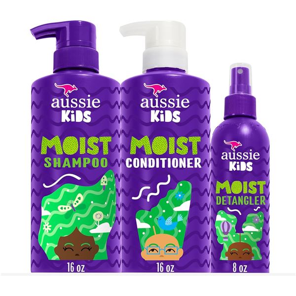 NEW 3 PACK BUNDLE OF AUSSIE KIDS SULFATE FREE