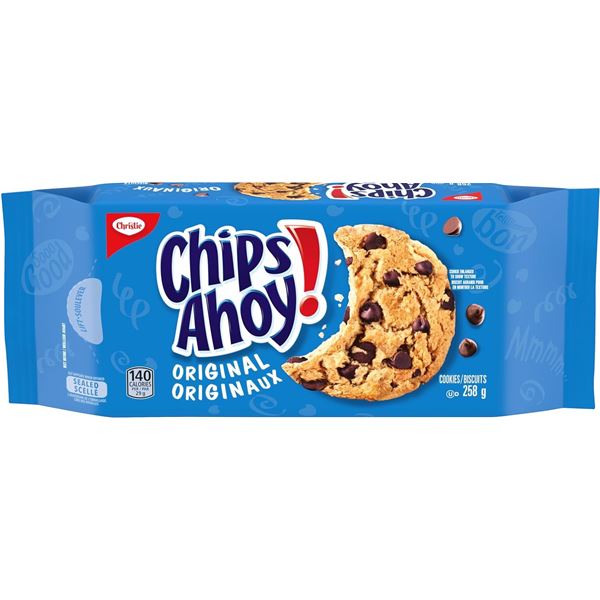 NEW 3 X 258G BAGS OF CHIPS AHOY ORIGINAL CHOCOLATE