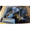 Image 2 : BOX OF COMMERCIAL STAINLESS COOK WARE, CONTAINERS, UTENSILS