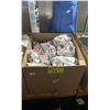 Image 1 : BOX OF ASSORTED COMMERCIAL COFFEE & STAINLESS STEEL KITCHEN ITEMS