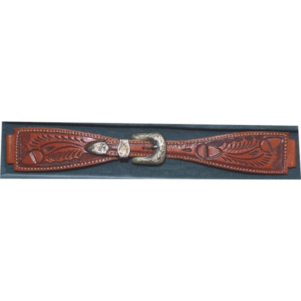 Vogt tooled watch bank with silver buckle