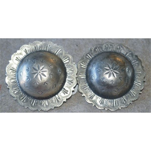silver conchos 2 ¼ inch