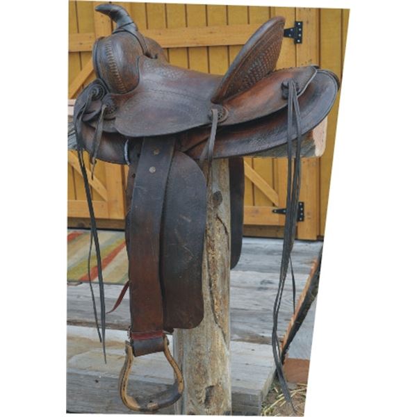 Marshall Wells, Spokane, saddle that belonged to Arvo Ojala