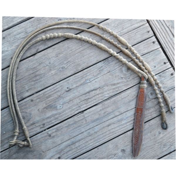 rawhide rommel reins made by Benny Guitron