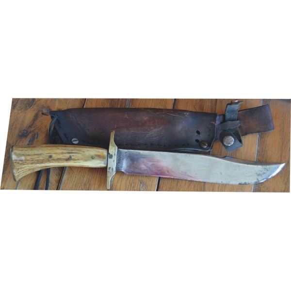 Marble’s knife 10” blade, stag handle
