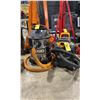 Image 1 : ORANGE RIDGID INDUSTRIAL 37L SHOP VAC & BLACK SHOP VAC 18.9L SHOP VAC