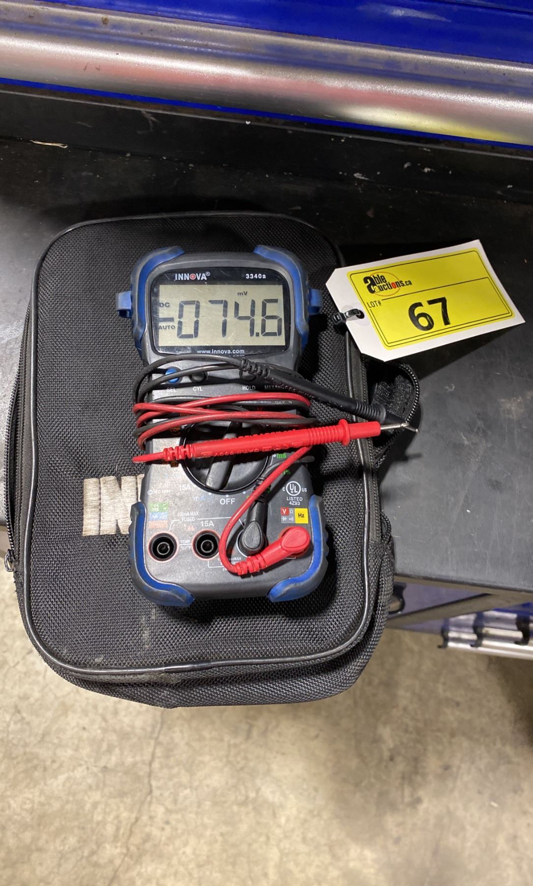 3340a Innova INNOVA ( 3340A ) DIGITAL MULTIMETER WITH A SOFT TRANSPORT BAG - Able ...
