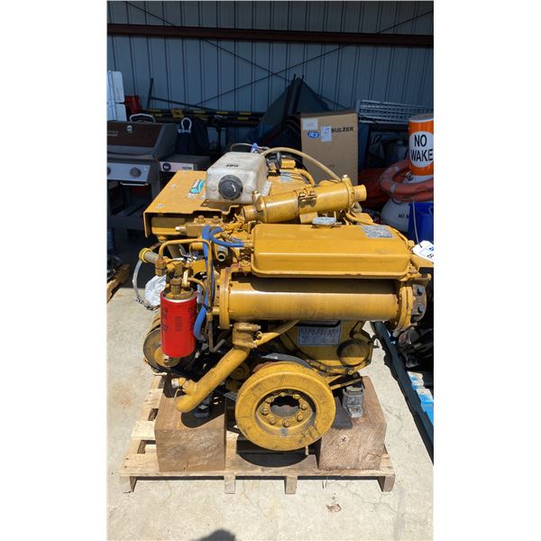 *O/S* CAT MODEL 3126 MARINE ENGINE, I-6, 4STROKE CYCLE DIESEL, 15.5:1 RATIO,