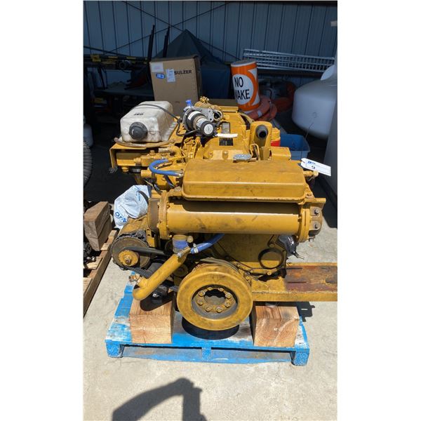 *O/S* CAT MODEL 3126 MARINE ENGINE, I-6, 4STROKE CYCLE DIESEL, 15.5:1 RATIO,