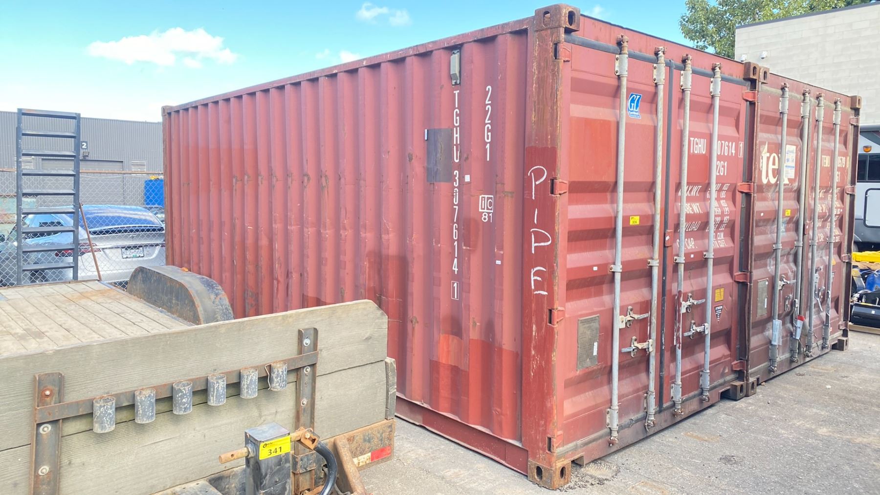 Rsb Containers *H/T S* RED 20FT 67,200 MAX CAPACITY INDUSTRIAL TRANSPORT CONTAINER ...