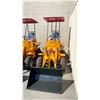 Image 1 : FLAND FL45 13HP 45 METER SQUARE BUCKET CAPACITY GAS RIDE ON WHEEL LOADER WITH KEYS