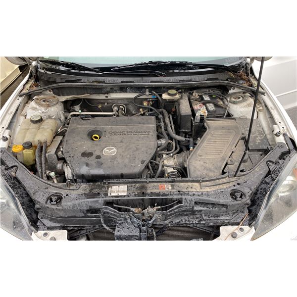 R* 2008 MAZDA 3, WHITE, HATCHBACK, GAS, AUTO, VIN