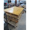 Image 1 : 6-Finished   4'  X  6'  Pallet Table Top - 6 X $