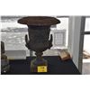 Image 1 : 25" CAST IRON FRENCH URN PLANTERS (PAIR)