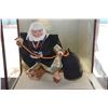 Image 2 : JAPANESE DOLL, PRIEST WARRIOR IN GLASS CASE (18 1/2" X 19 1/2" X 13")