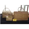 Image 1 : COLLECTION OF LAUHALA BOXES & BAMBOO BASKET (7 OCS)