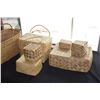 Image 2 : COLLECTION OF LAUHALA BOXES & BAMBOO BASKET (7 OCS)