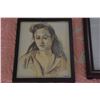 Image 2 : FRAMED PRINTS, HAWAIIAN GIRLS BY CAROL FANNING (2 PCS)