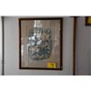 Image 1 : FRAMED PRINT, CUP OF GOLD; TED MUNDORFF HAWAII (21 3/4" X 25 3/4")