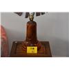 Image 1 : VINTAGE KOA TABLE LAMP W/SHADE