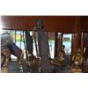 Image 3 : ANTIQUE JAPANESE CARVED WOOD JIZO PRIEST (10 1/2") (DOES NOT INCLUDE STAND)