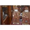 Image 2 : WOOD CARVED CHINESE 3-LUCKY GODS (FOOK, LOOK & SAU) (10") (3 PCS)