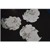 Image 2 : ANTIQUE CHINESE PORCELAIN INLAID POLYCHROME LEAVES, TABLE TOP (30") (DOES NOT INCLUDE PEDESTALS)