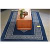 Image 1 : CHINESE WOOL RUG (BLUE) (48" X 86")