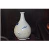 Image 3 : MIXED LOT: JAPANESE BLUE & WHITE SAKE DECANTER, IRON WINE POT & CERAMIC DECANTER; SIGNED  (3 PCS)