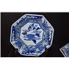 Image 2 : JAPANESE IMARI OCTAGONAL PORCELAIN BOWLS (9") (PAIR) (DOES NOT INCLUDE STAND)