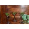 Image 2 : MIXED LOT: HAWAIIAN STYLE CERAMIC DISHES & MARTINI GLASSES (6 PCS)