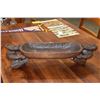 Image 2 : VINTAGE BISHOP MUSEUM SHOP HAND CARVED REPLICA OF DOUBLE HEADED LONG CHIEF'S BOWL (22" X 6" X 6")