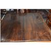 Image 2 : MARTIN & MACARTHUR KOA TOP DINING TABLE W/ASH BASE (UNSIGNED) (60" X 42" X 30") W/4 MARTIN & MACARTH