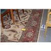 Image 2 : KARASTAN ASHARE WOOL RUG, AGRA IVORY PATTERN (8' 8" X 12')