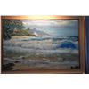 Image 4 : KOA FRAMED HAWAIIAN SEASCAPE; SIGNED STEPHEN SANDS, 1996 W/MOUNTED PICTURE LIGHT (42" X 30")