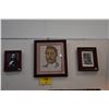 Image 1 : 3 FRAMED HAWAIIAN MONARCH PORTRAITS (2 PHOTOS, 1 PRINT) (3 PCS)