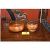 Image 1 : HAWAIIAN WOOD BOWLS (2 PCS)