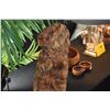Image 3 : HAND CARVED 1960'S MILO WOOD PELE STATUE BY PAUL FUJIMOTO OF BLAIRS HAWAII (14" X 7")