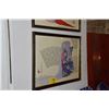 Image 1 : FRAMED HISAHI OTSUKA LITHOGRAPHS, LION OF TRADITION, WHITE LION & RED LION (32" X 24") (2 PCS)