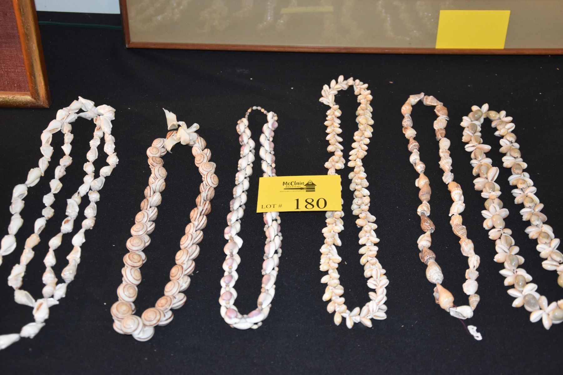 Shell Ribbon Lei VARIETY OF SHELL LEI (7 PCS) - McClain Auctions Hawaii