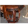 Image 3 : ROSEWOOD BARREL STOOL